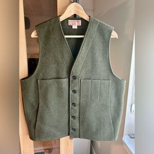 Filson Men's Green Wool Vest